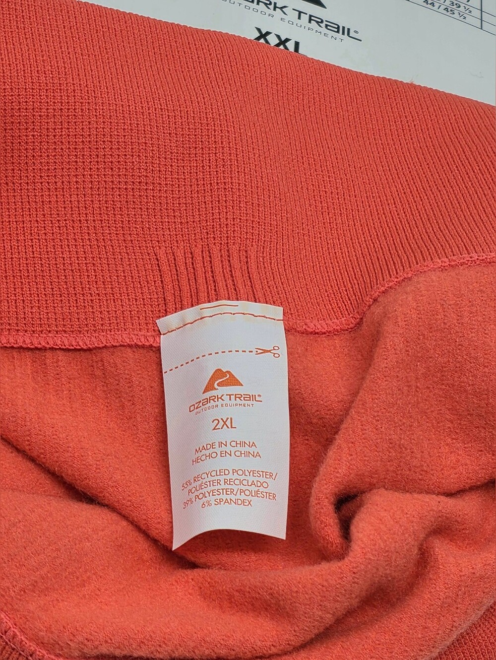 Ozark Trail 2pk Women's 2XL  Seamless Ribbed Thermal Legging Coral Fleece Lined - Picture 8 of 14